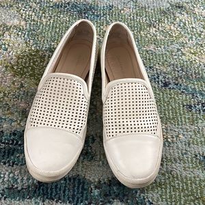 Calvin Klein White Slip-On Casual Shoes Size 8